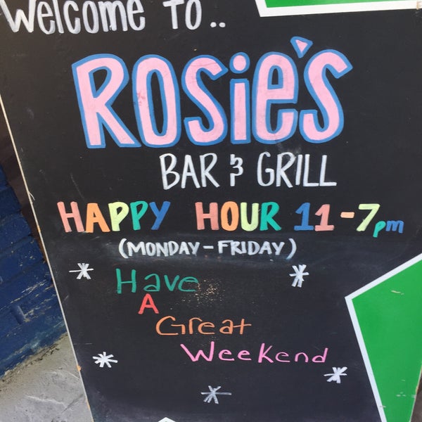 Photo taken at Rosie&#39;s Bar &amp; Grill by John B. on 4/10/2015