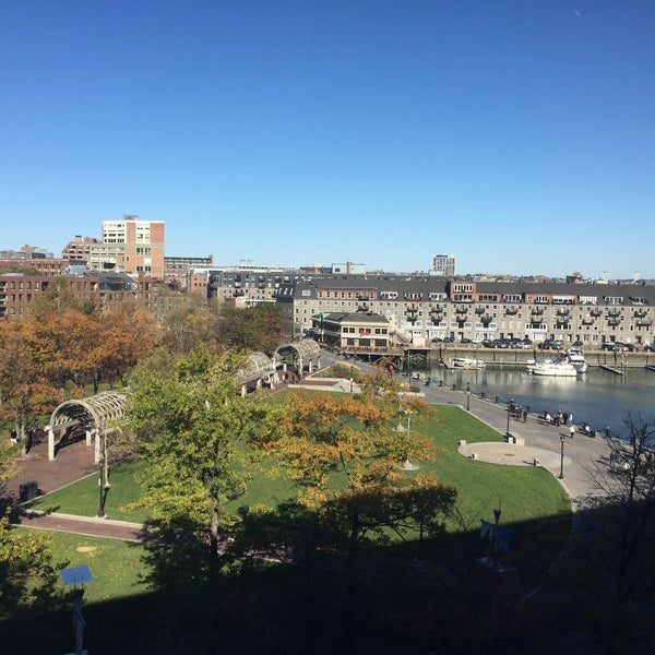 Photo taken at Boston Marriott Long Wharf by Andrew C. on 11/11/2017