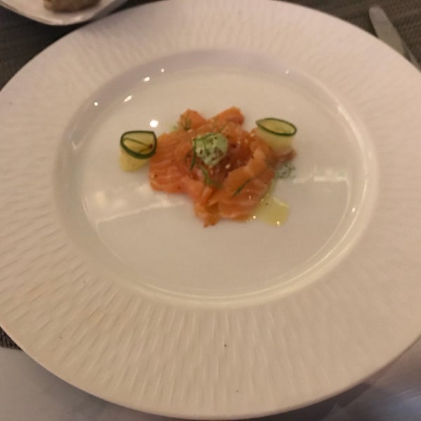 Photo taken at Boulud Sud by Adam B. on 7/25/2018