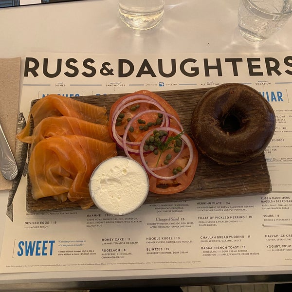 Photo taken at Russ &amp; Daughters Café by annie . on 1/20/2024