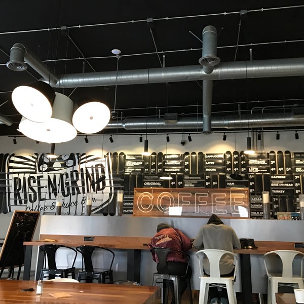 Photo taken at Rise N Grind by annie . on 3/21/2018