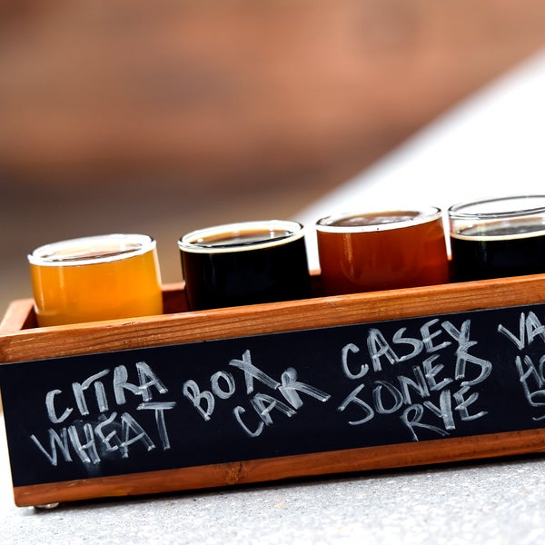 Photo taken at Caboose Brewing Company by Caboose Brewing Company on 6/18/2015