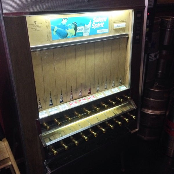 They have a cigarette machine. Smoke up kids. $10 a pack.