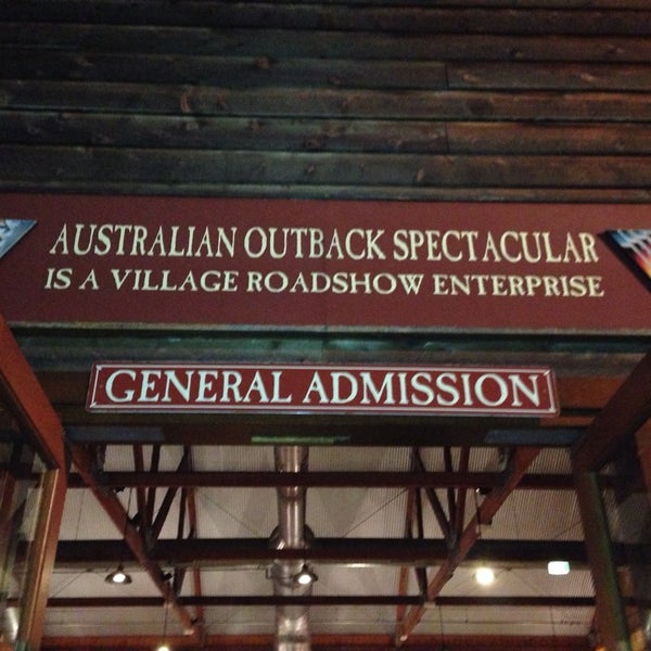 Photo taken at Australian Outback Spectacular by P W. on 1/25/2014