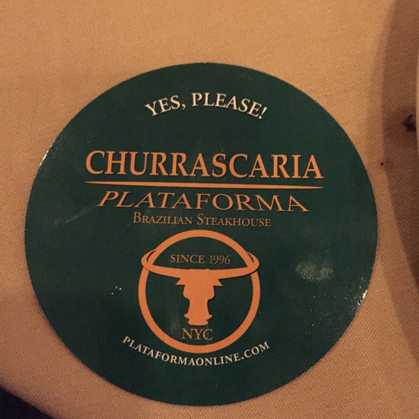 Photo taken at Churrascaria Plataforma by Lee D. on 12/16/2017