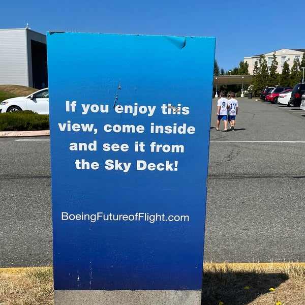 Photo taken at Future of Flight Aviation Center &amp; Boeing Tour by Forrest X. on 7/30/2021