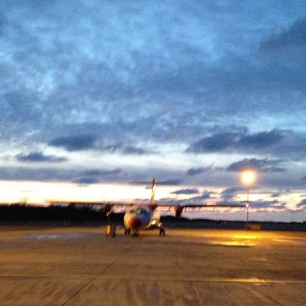 Photo taken at Bornholm Airport (RNN) by Henrik R. on 3/13/2013