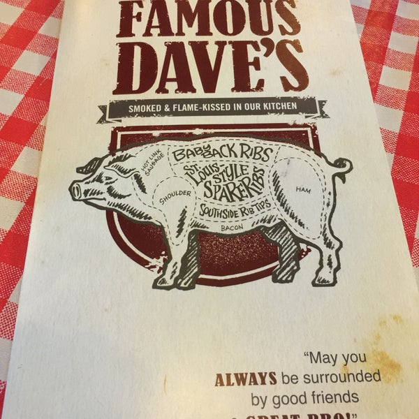 Photo taken at Famous Dave&#39;s by Anthony L. on 6/29/2016