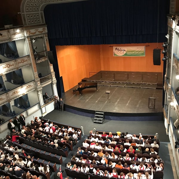 Photo taken at Teatro Cervantes by Murat Uğur B. on 4/29/2017