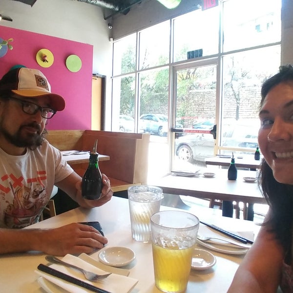 Photo taken at Lucky Robot Japanese Kitchen by Stephanie R. on 7/29/2018