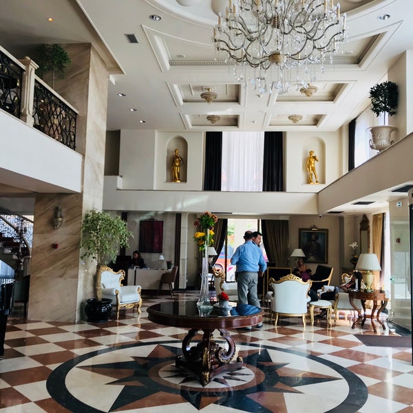 Photo taken at Mediterranean Palace Hotel by Max G. on 5/14/2018