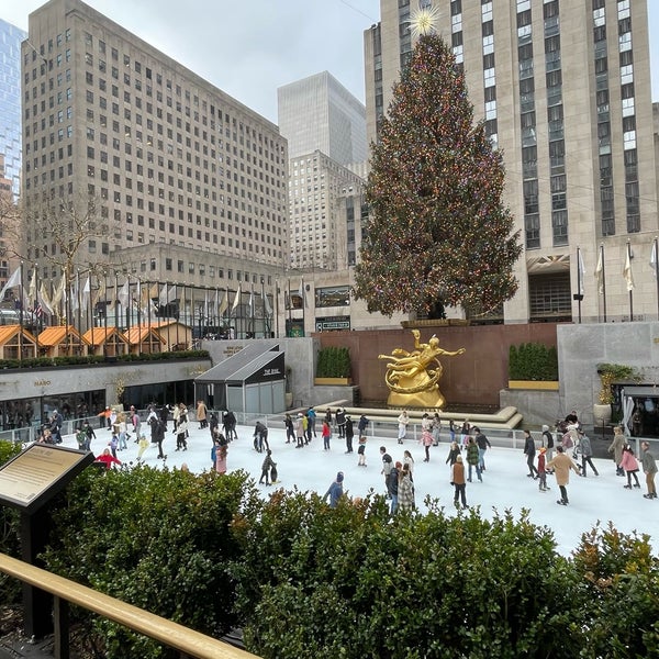 Photo taken at The Rink at Rockefeller Center by Federico C. on 12/25/2023
