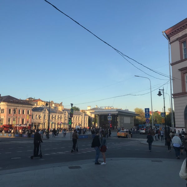 Площадь мясницкие ворота в москве