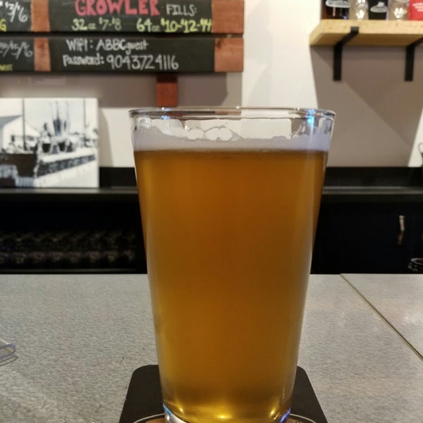 Photo taken at Atlantic Beach Brewing Company by Kendall B. on 4/11/2018