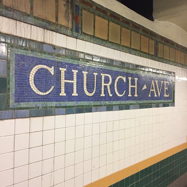 Photos at MTA Subway Church Ave (2/5) Flatbush Brooklyn, NY