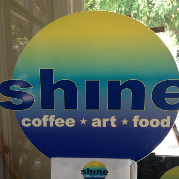 Photo taken at Shine - Coffee | Art | Music by Shane B. on 6/4/2013
