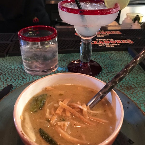 Corn and poblano soup—really tasty!