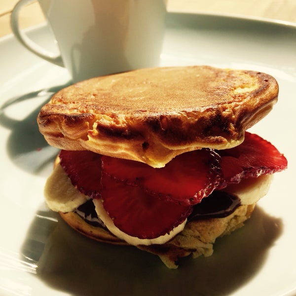 Pancake ile yapılan müthiş lezzet : panwich :)