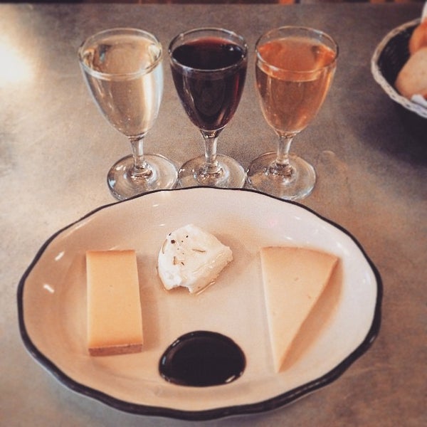 Go for the 3 cheese, 3 Wine Pairing!