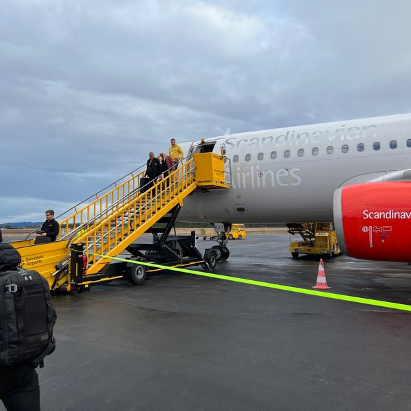 Photo taken at Kiruna Airport (KRN) by Theerapat Y. on 10/17/2022