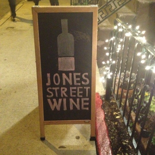 Jones St Wine is a special shop. It's a local, West Vill establishment w/ a great variety of reasonably priced wines for every mood, season & occasion. They have punch cards & Joel the owner is cool!