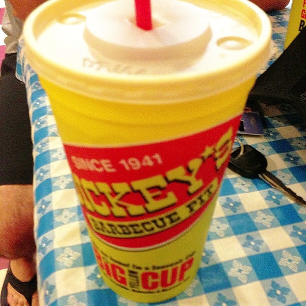 Photo taken at Dickey&#39;s Barbecue Pit by Jessika . on 4/8/2013
