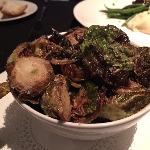 Fried Brussel Sprouts where really good. We got the half order which is perfect for two people.