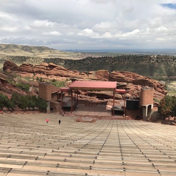 Photo taken at Red Rocks Park &amp; Amphitheatre by Stephen W. on 4/27/2017