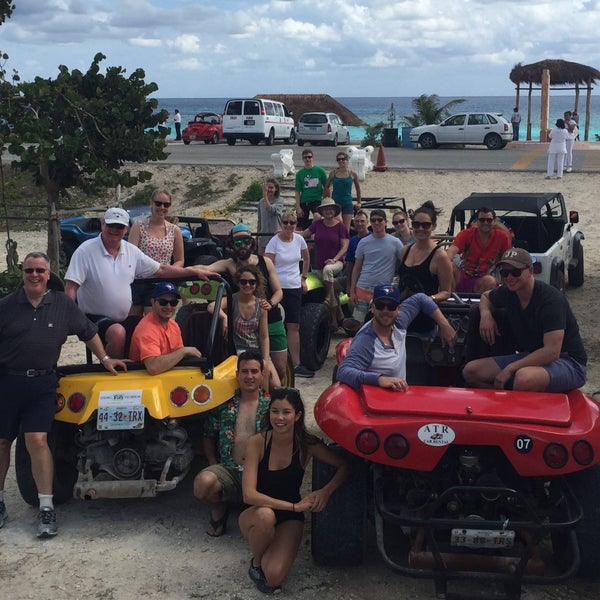 Photo taken at Jeep Riders Cozumel by DH A. on 3/22/2016