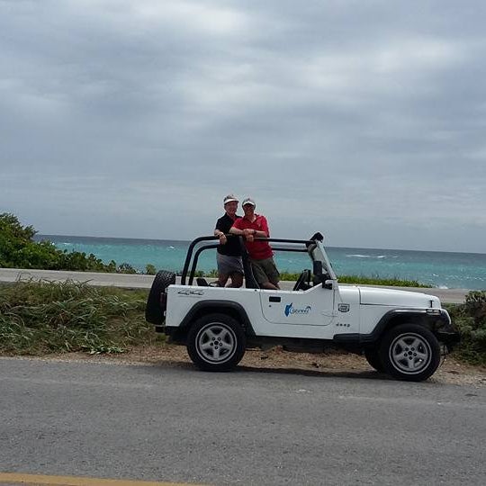 Photo taken at Jeep Riders Cozumel by DH A. on 3/22/2016