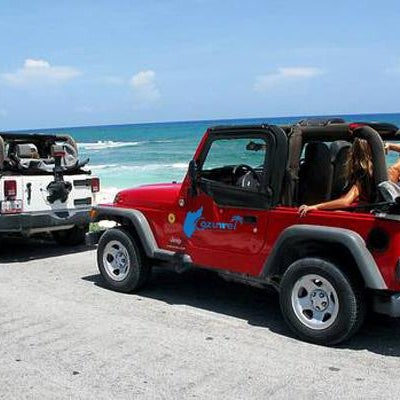 Photo taken at Jeep Riders Cozumel by DH A. on 3/20/2016