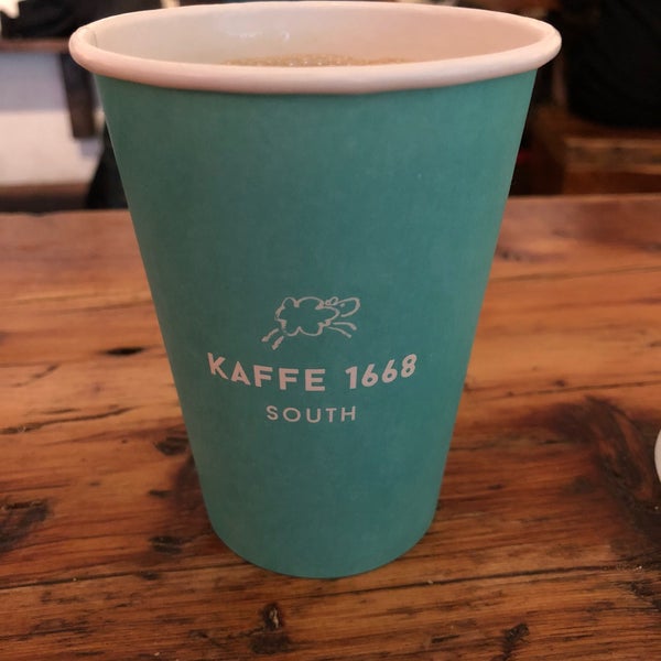 Photo taken at Kaffe 1668 by Andrew F. on 6/4/2018