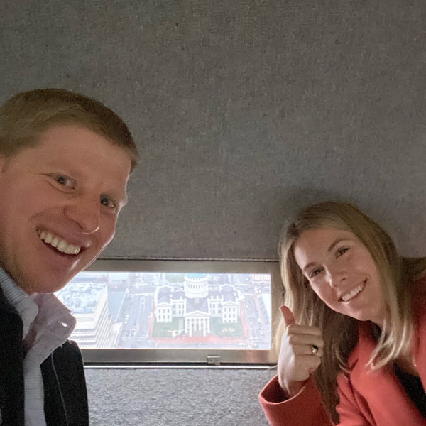 Photo taken at Gateway Arch Observation Deck by Andrew F. on 1/30/2020