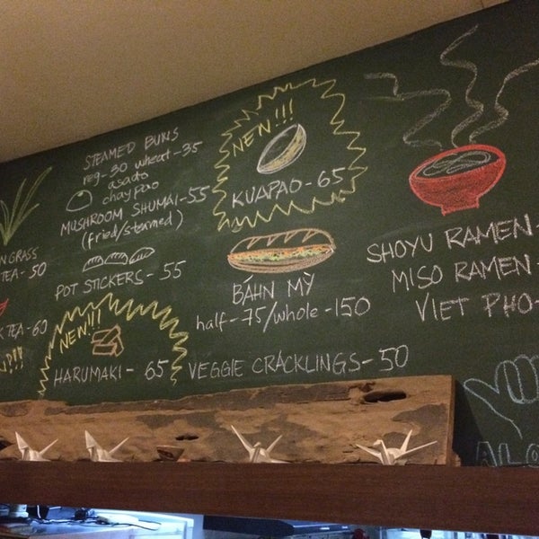 Photo taken at Wabi-Sabi Noodle House &amp; Vegetarian Grocery by Bon L. on 7/2/2014