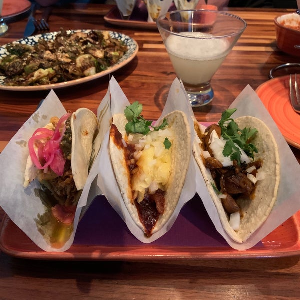 Any of the tacos are delicious, you can’t go wrong. The Salt Air Margaritas are fun and delicious even if tequila isn’t your thing. Please note that this is a tapas style restaurant.