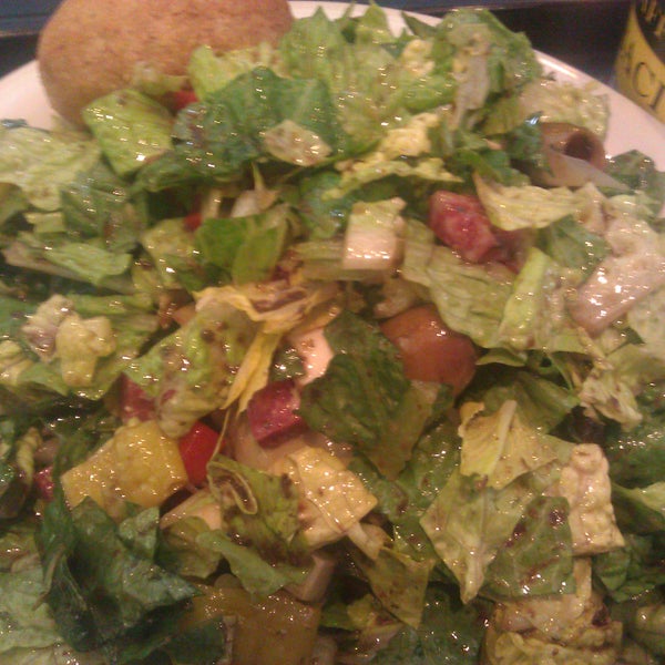 The salads here are huge!