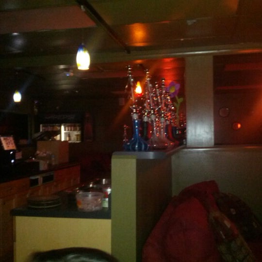 Photo taken at Blue Lizard Hookah Lounge by Blayne D. on 12/5/2012
