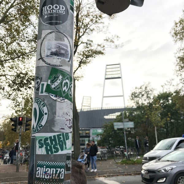 Photo taken at Wohninvest Weserstadion by Andree on 10/19/2019