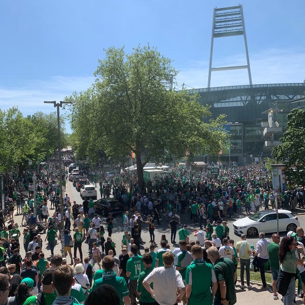 Photo taken at Wohninvest Weserstadion by Andree on 5/15/2022