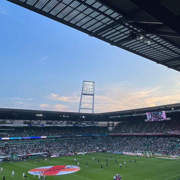Photo taken at Wohninvest Weserstadion by Andree on 8/18/2023