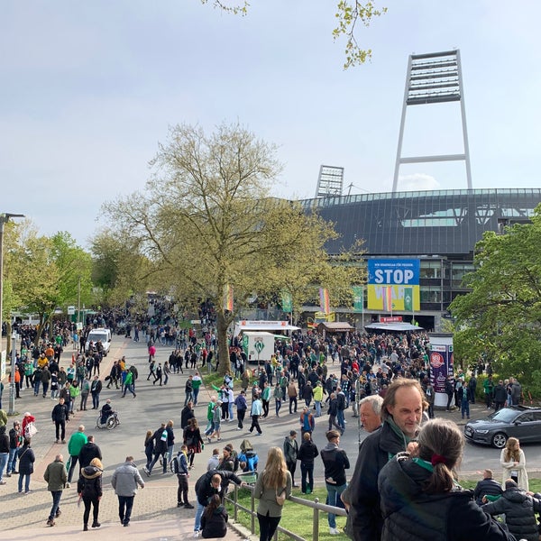 Photo taken at Wohninvest Weserstadion by Andree on 4/29/2022