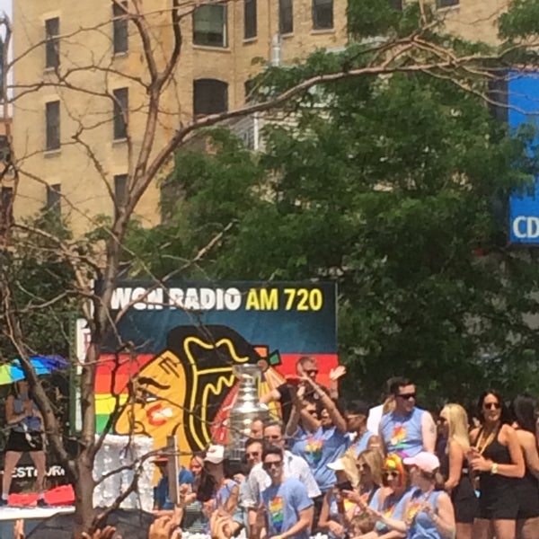 Photo taken at Chicago Pride Parade by Erik H. on 6/28/2015