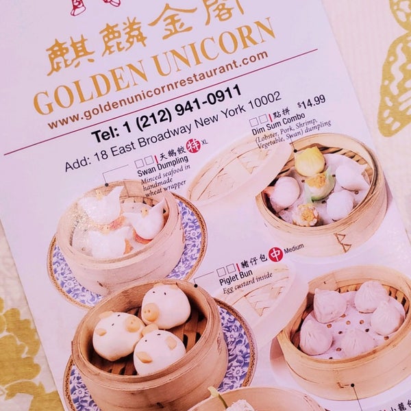 Foto scattata a Golden Unicorn Restaurant 麒麟金閣 da Quian P. il 3/23/2022