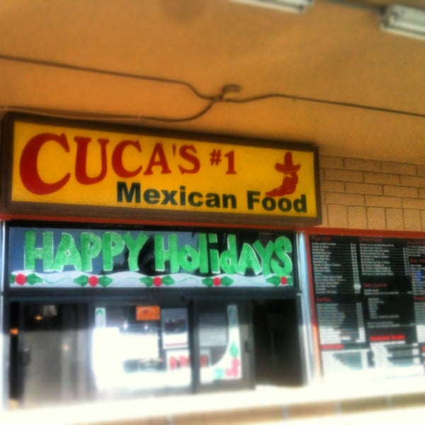 cuca's mexican food menu