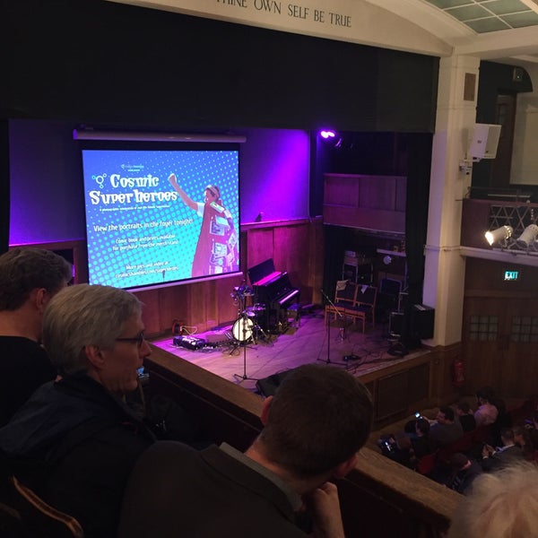 Photo taken at Conway Hall by Sarah O. on 12/20/2017