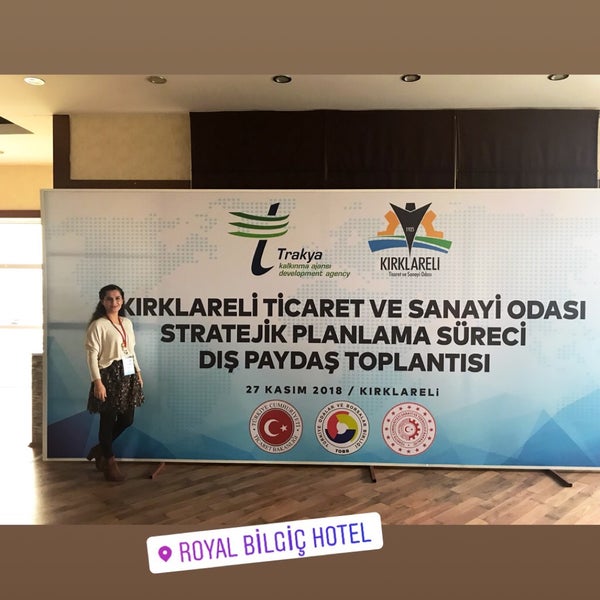 Foto scattata a Royal Bilgiç Hotel da Fatma Y. il 11/27/2018