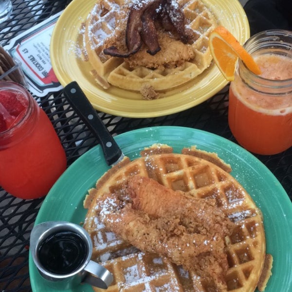 $5 chicken and waffles can't be beat