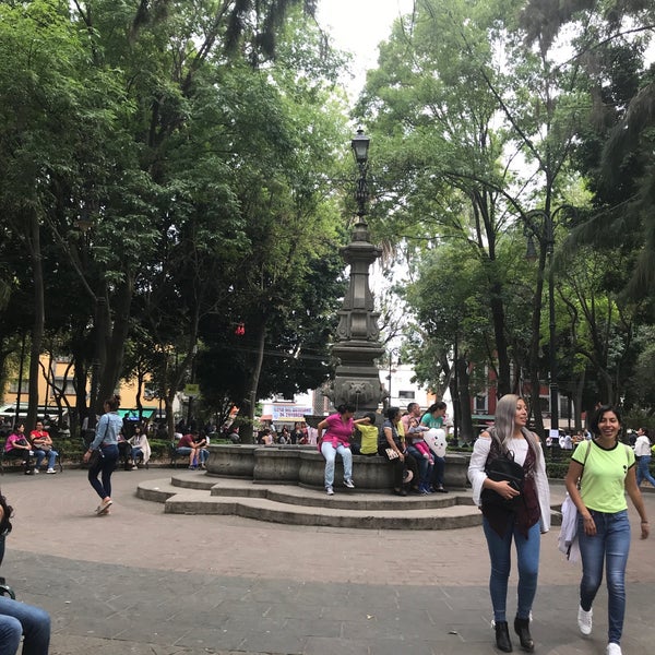 Photo taken at Jardín Centenario by Ryu T. on 3/17/2019
