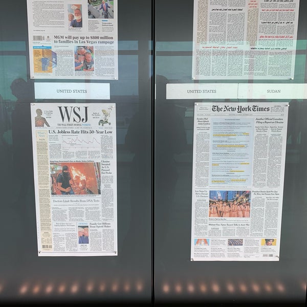 Photo taken at Newseum by ✨Tiffany . on 10/5/2019