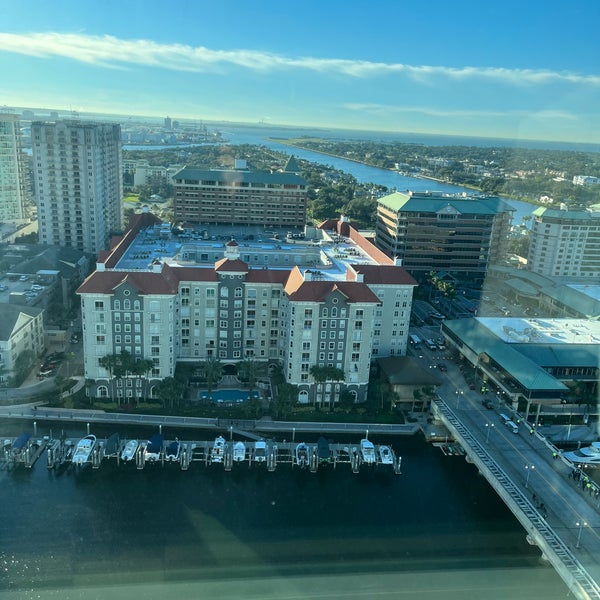 Photo taken at Tampa Marriott Waterside Hotel &amp; Marina by Cristina L. on 11/29/2023